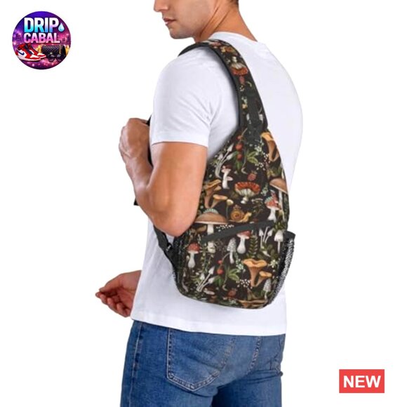 Vintage Elephant Sling Backpack Adjustable Daypack Travel Hiking Unisex Chest main image 7